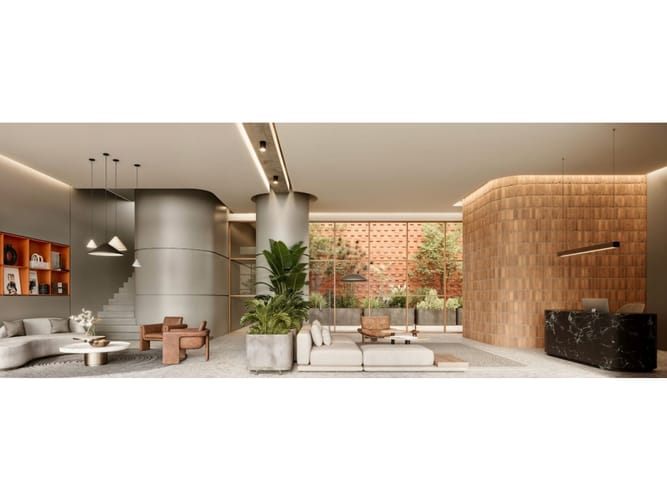 Apartamento de 1 alcoba en venta en La Aguacatala, Medellín, 67 m² · foto 3 de 11