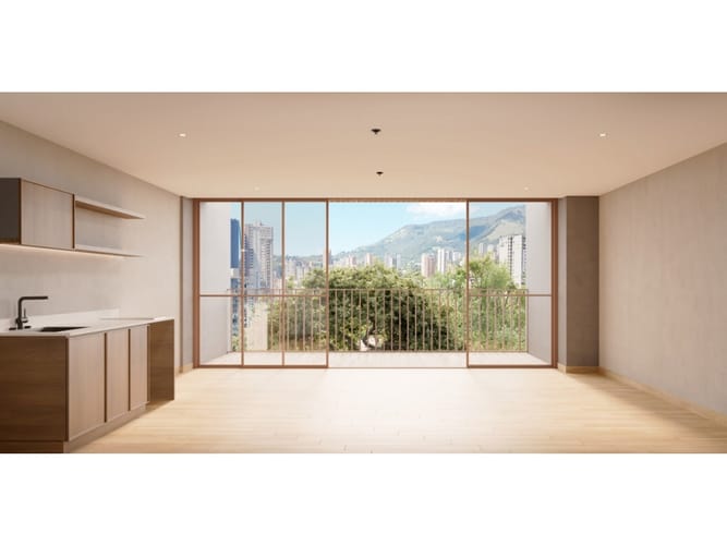 Apartamento de 1 alcoba en venta en La Aguacatala, Medellín, 67 m² · foto 4 de 11