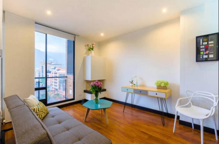 Apartamento de 1 alcoba en venta en Chico Norte, Bogotá, 47 m² · foto 4 de 21