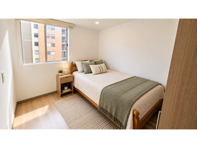 Apartamento de 3 alcobas en venta en Conjunto Residencial Solera La Prosperidad, Madrid, 60 m² · foto 4 de 10