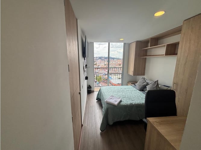 Apartaestudio en arriendo en Lisboa Usaquén, Bogotá, 17 m² · foto 3 de 12