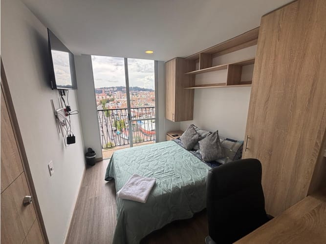 Apartaestudio en arriendo en Lisboa Usaquén, Bogotá, 17 m² · foto 7 de 12