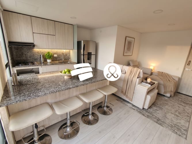 Apartamento de 2 alcobas en venta en Señorial, Envigado, 62 m² · foto 3 de 20