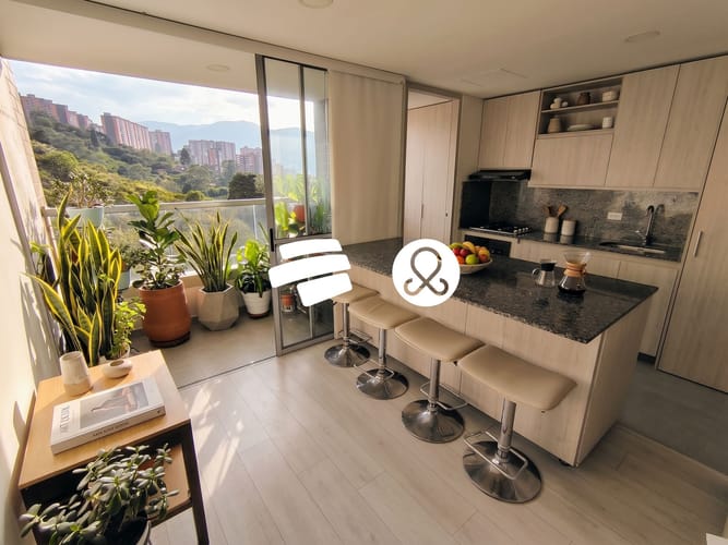 Apartamento de 2 alcobas en venta en Señorial, Envigado, 62 m² · foto 4 de 20