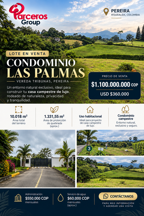 Lote en venta en Tribunas Corcega, Pereira, 10018 m² · foto 13 de 13