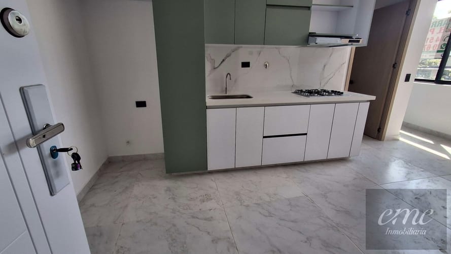 Apartamento de 1 alcoba en arriendo en La Pilarica, Medellín, 36 m² · foto 2 de 8