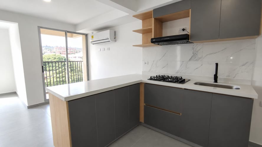 Apartamento de 2 alcobas en arriendo en Bellavista, Cali, 50 m² · foto 4 de 24