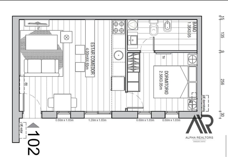 Apartamento en alquiler en Aguada · Foto 5