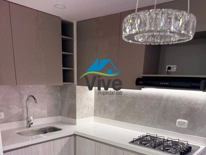Apartamento de 2 alcobas en arriendo en Cuatro Esquinas, Rionegro, 49 m² · foto 5 de 10