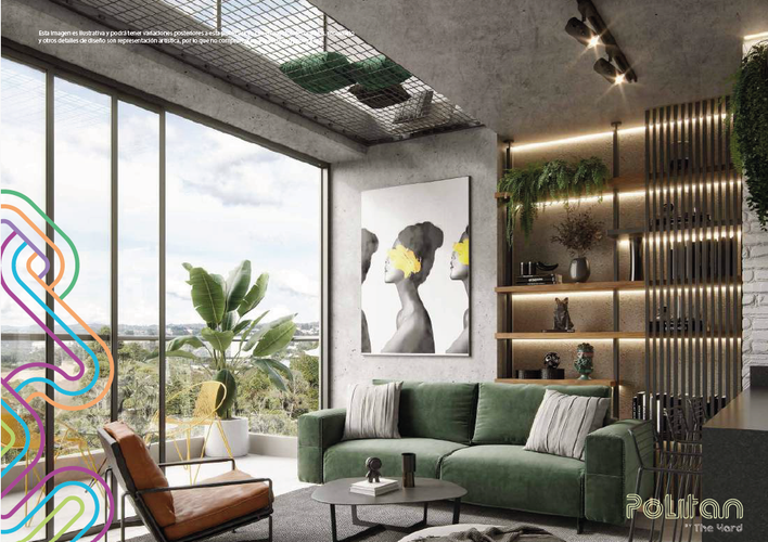 Apartamento de 2 alcobas en venta en Lagos De La Doctora, Sabaneta, 66 m² · foto 4 de 16