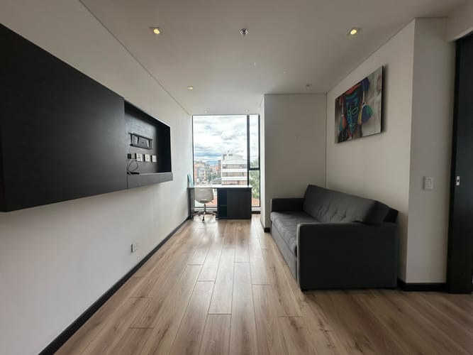 Apartamento de 1 alcoba en arriendo en San Patricio, Bogotá, 48 m² · foto 8 de 19