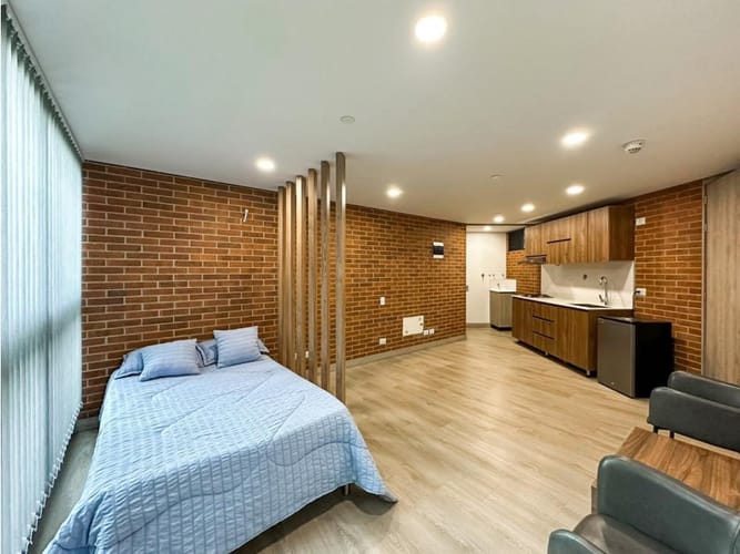 Apartaestudio en venta en Laureles, Medellín, 38 m² · foto 3 de 19