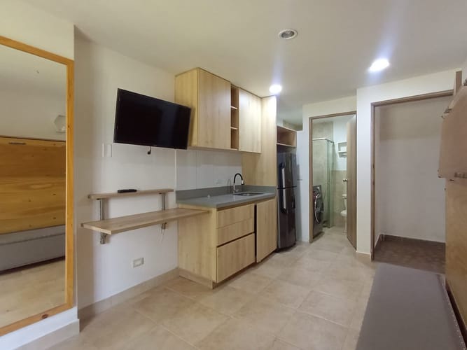Apartamento de 1 alcoba en arriendo en Laureles, Medellín, 25 m² · foto 8 de 14