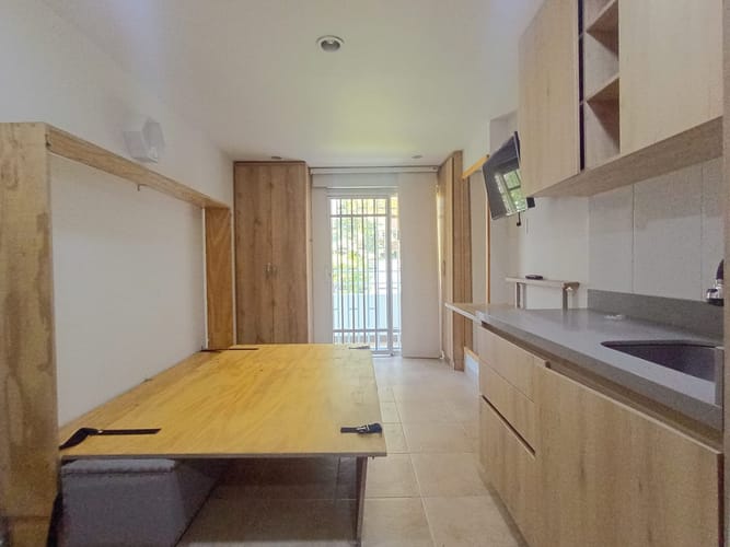 Apartamento de 1 alcoba en arriendo en Laureles, Medellín, 25 m² · foto 5 de 14