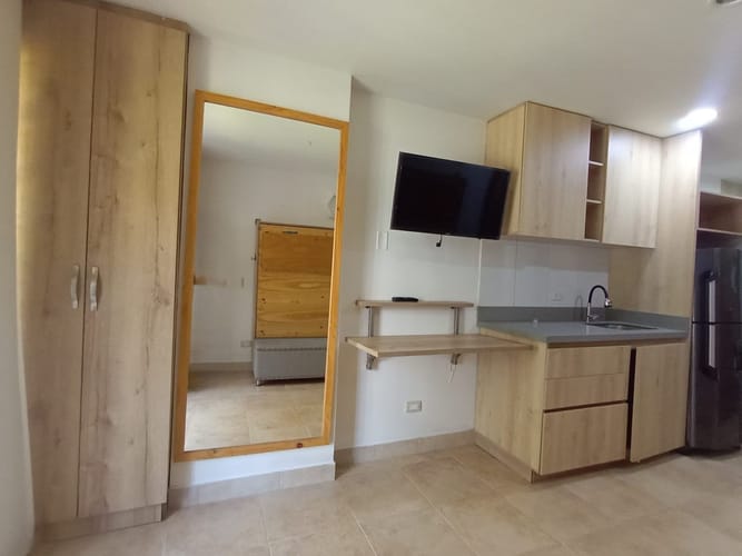 Apartamento de 1 alcoba en arriendo en Laureles, Medellín, 25 m² · foto 9 de 14