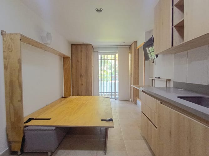 Apartamento de 1 alcoba en arriendo en Laureles, Medellín, 25 m² · foto 4 de 14