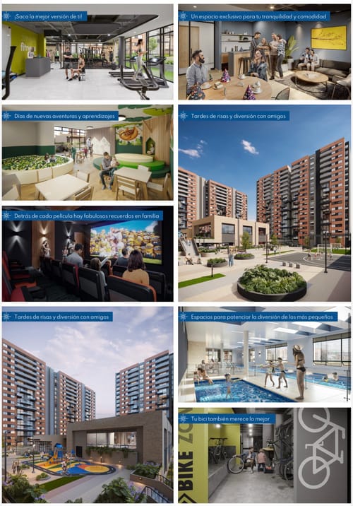 Apartamento de 3 alcobas en venta en Fontibon, Bogotá, 67 m² · foto 4 de 16