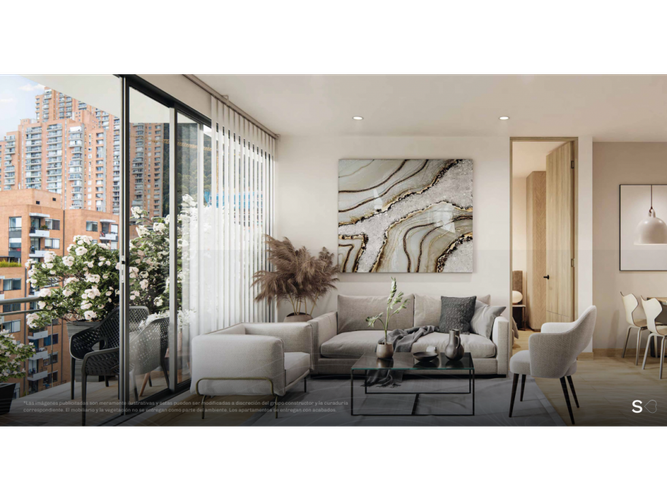 Apartamento de 2 alcobas en venta en Chapinero, Bogotá, 67 m² · foto 3 de 12