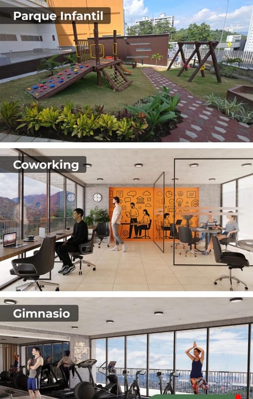 Apartamento de 2 alcobas en venta en Abadías, Floridablanca, 85 m² · foto 20 de 24