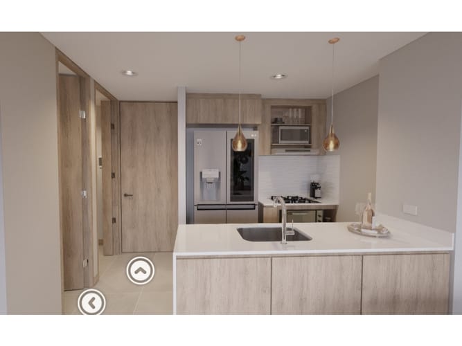 Apartamento de 1 alcoba en venta en Ciudad Del Río, Medellín, 56 m² · foto 4 de 6