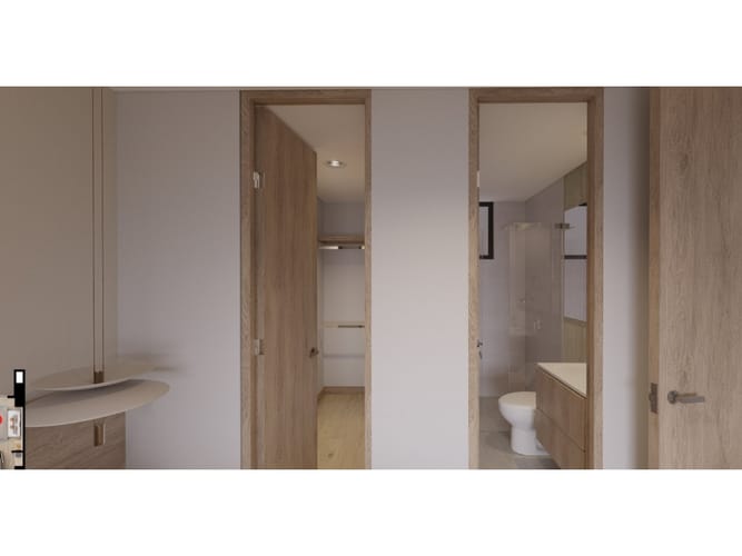 Apartamento de 1 alcoba en venta en Ciudad Del Río, Medellín, 56 m² · foto 5 de 6