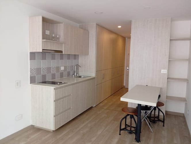 Studio for rent in Chapinero Alto, Bogotá