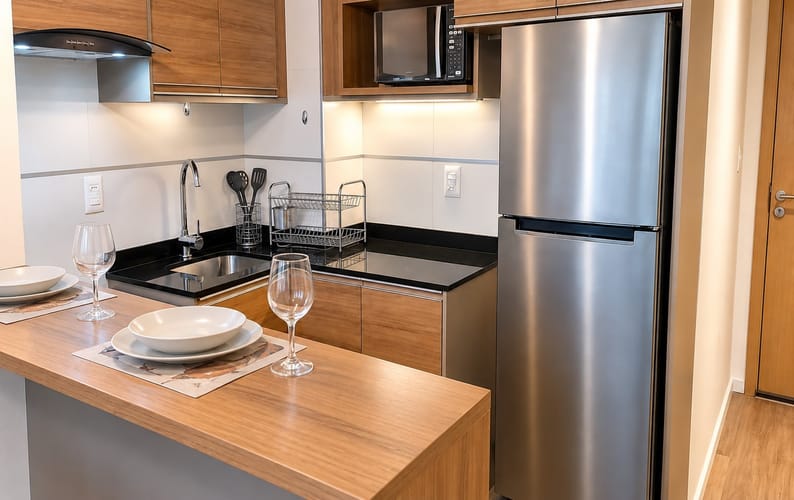POCITOS ALQUILER APARTAMENTO AMUEBLADO DE 1 DORMITORIO CON GARAJE · Foto 8