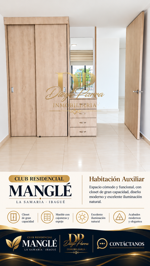 Apartamento de 3 alcobas en venta en La Samaria, Ibagué, 92 m² · foto 3 de 24
