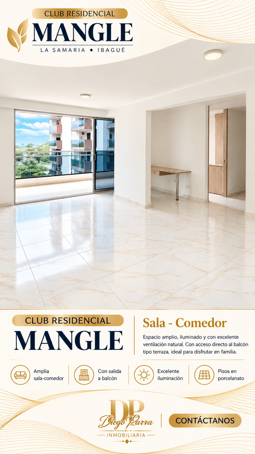 Apartamento de 3 alcobas en venta en La Samaria, Ibagué, 92 m² · foto 10 de 24