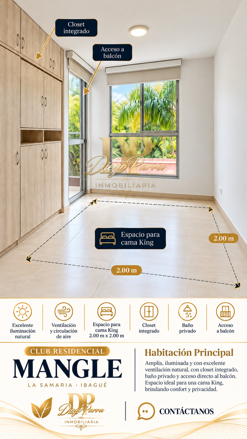 Apartamento de 3 alcobas en venta en La Samaria, Ibagué, 92 m² · foto 16 de 24