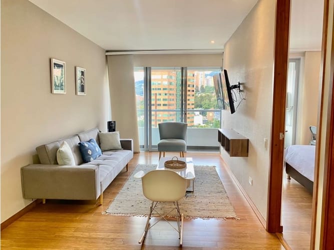 Apartamento de 1 alcoba en arriendo en El Poblado, Medellín, 80 m² · foto 5 de 14