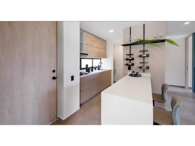 Apartamento de 2 alcobas en venta en El Porvenir, Envigado, 74 m² · foto 2 de 9