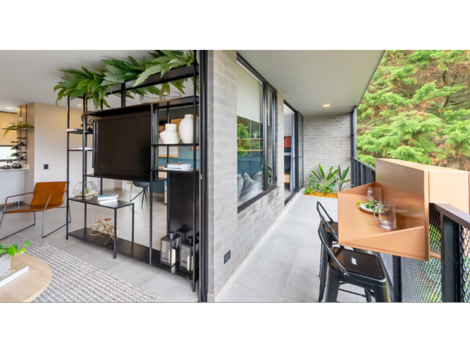 Apartamento de 2 alcobas en venta en El Porvenir, Envigado, 74 m² · foto 6 de 9