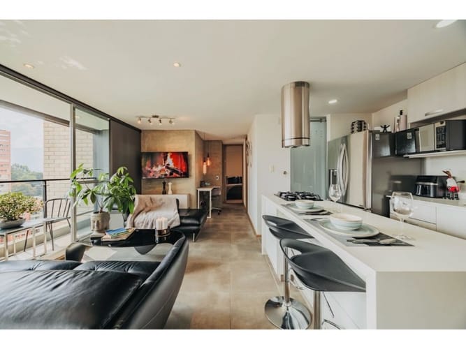 Apartamento de 2 alcobas en arriendo en Loma Del Esmeraldal, Envigado, 75 m² · foto 5 de 14