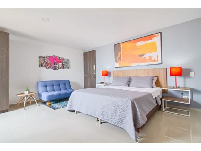 Apartamento de 1 alcoba en venta en El Diamante No. 2, Medellín, 30 m² · foto 5 de 15