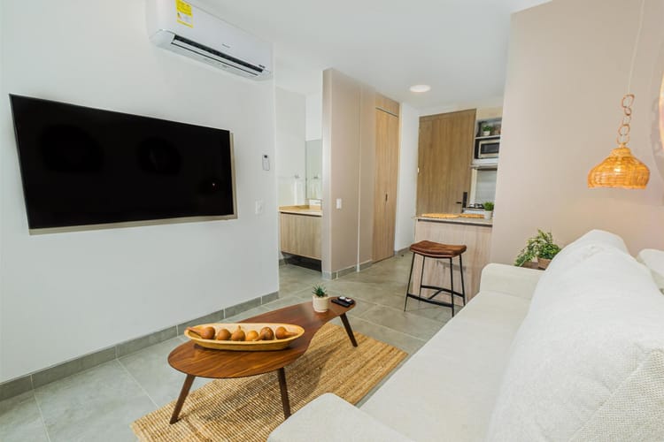 Apartamento de 1 alcoba en venta en Pozos Colorados, Santa Marta, 44 m² · foto 4 de 20