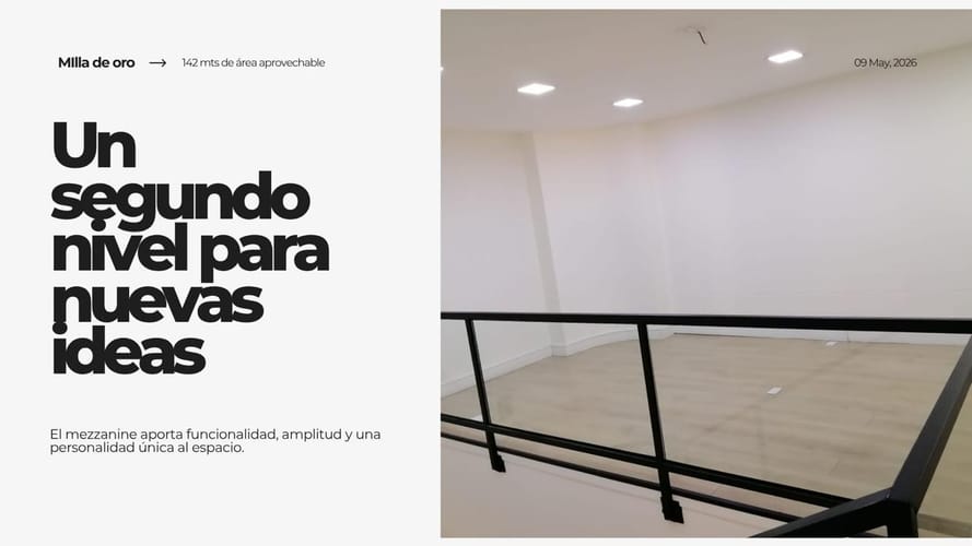 Oficina en venta en Milla De Oro, Medellín, 142 m² · foto 3 de 9
