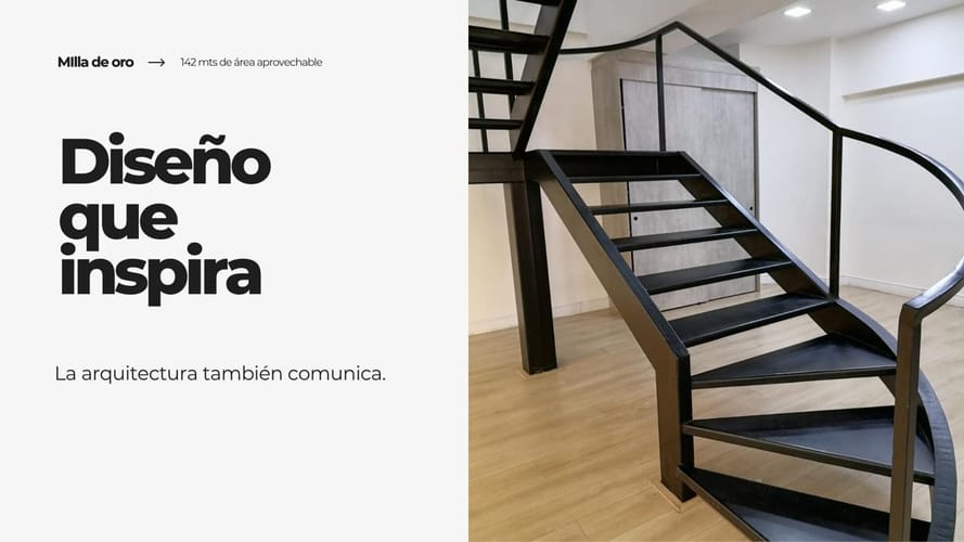 Oficina en venta en Milla De Oro, Medellín, 142 m² · foto 4 de 9