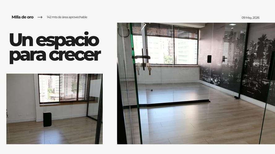 Oficina en venta en Milla De Oro, Medellín, 142 m² · foto 6 de 9