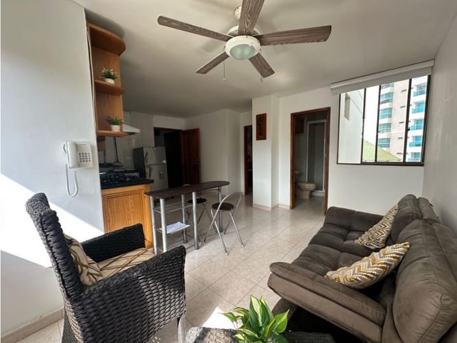 Apartamento de 1 alcoba en arriendo en Rodadero Sur, Santa Marta, 46 m² · foto 7 de 14