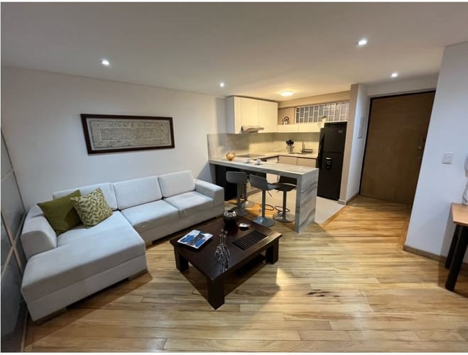 Apartamento de 1 alcoba en arriendo en La Cabrera, Bogotá, 60 m² · foto 3 de 11