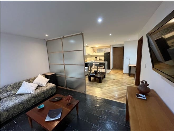 Apartamento de 1 alcoba en arriendo en La Cabrera, Bogotá, 60 m² · foto 5 de 11