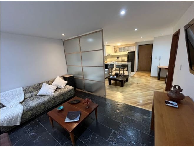 Apartamento de 1 alcoba en arriendo en La Cabrera, Bogotá, 60 m² · foto 6 de 11