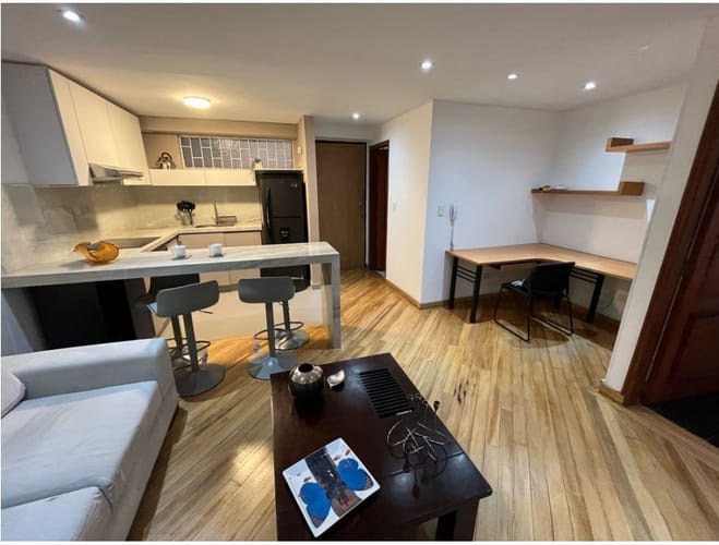 Apartamento de 1 alcoba en arriendo en La Cabrera, Bogotá, 60 m² · foto 4 de 11