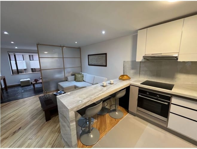 Apartamento de 1 alcoba en arriendo en La Cabrera, Bogotá, 60 m² · foto 2 de 11