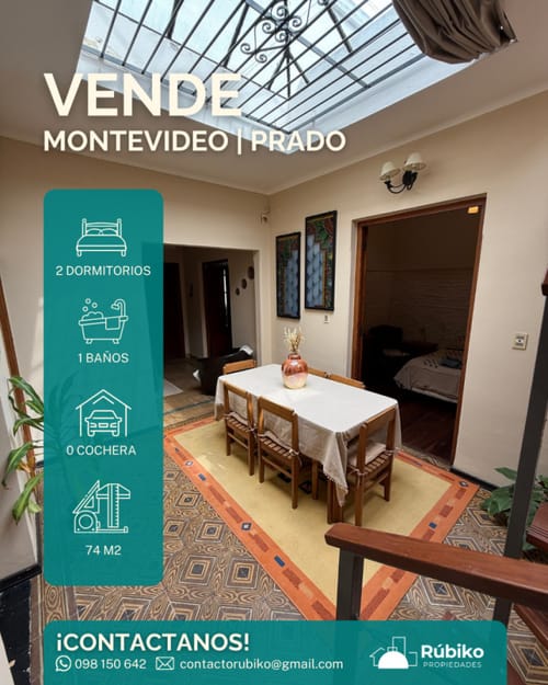 Una casa con personalidad en Prado: espacios renovados, luz natural y terraza