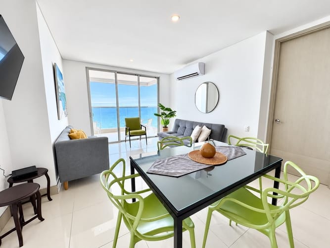 Apartamento de 2 alcobas en venta en Bocagrande, Cartagena, 87 m² · foto 5 de 11