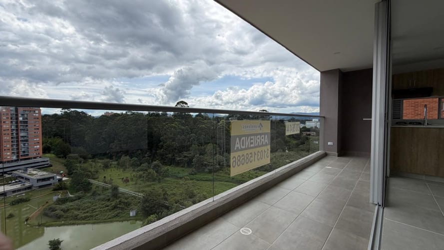 Apartamento de 3 alcobas en arriendo en El Faro, Rionegro, 77 m² · foto 6 de 20
