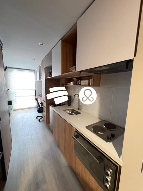 Apartamento de 1 alcoba en venta en Chapinero, Bogotá, 15 m² · foto 3 de 13