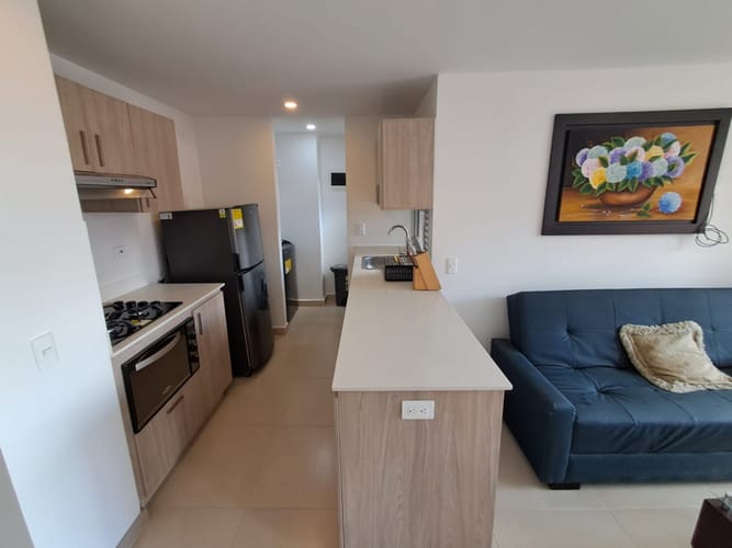 Apartamento de 2 alcobas en arriendo en Los Colegios, Rionegro, 68 m² · foto 4 de 16